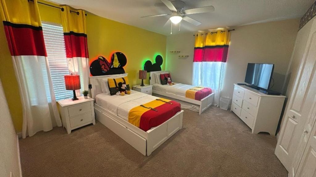Paradise Palms - 5 Bedroom Pool Home - 3500Pp Kissimmee Luaran gambar